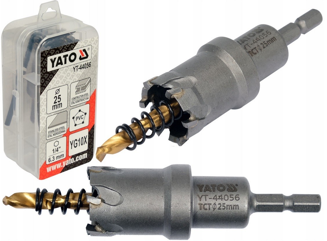 CORONA CORONA TCT PARA METAL 25MM TALADRO CORTADOR DE CORONA DE CARBURO CENTRADO