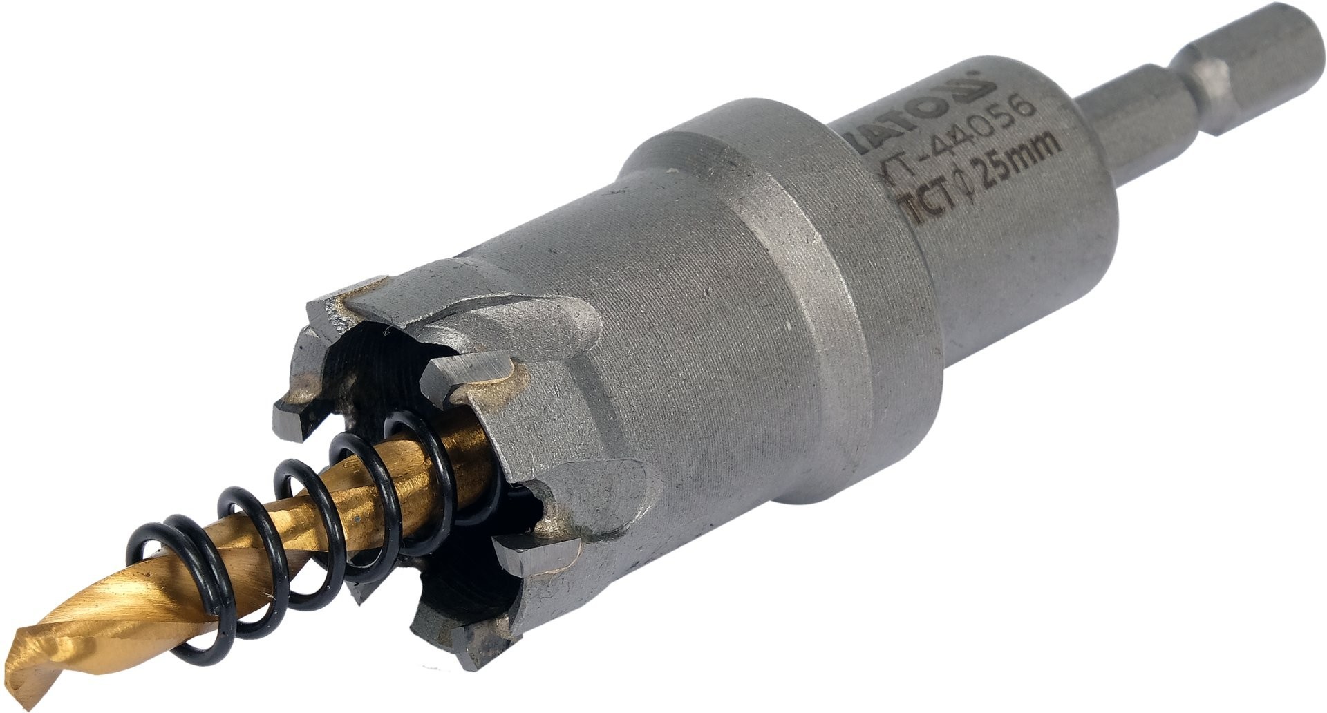 CORONA CORONA TCT PARA METAL 25MM TALADRO CORTADOR DE CORONA DE CARBURO CENTRADO - Imagen 3