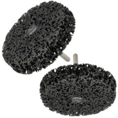 Muelas abrasivas para óxido Juego de cepillos no tejidos 50 mm x2, para taladro