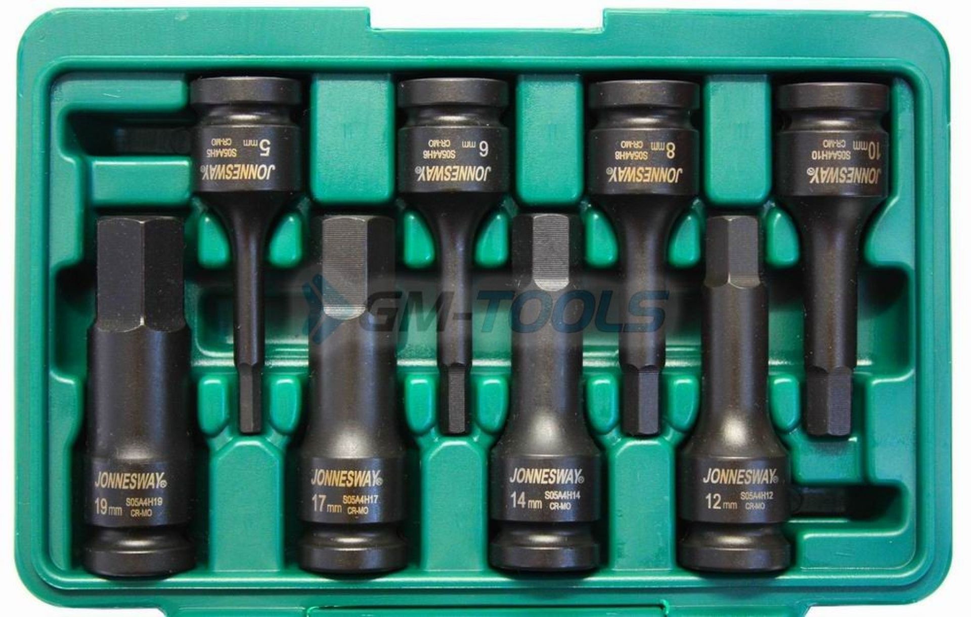 LLAVES DE IMPACTO HEXAGONALES H5-H19 1/2' JONNESWAY - Imagen 4