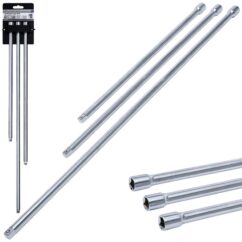 Extensiones 3/8' Juego de extensiones 3 uds. 375+450+600 mm BGS-Alemania