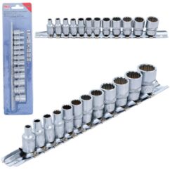 DADOS CORTOS 1/4'' 12 ANGULARES PULGADA 5/32'-9/16' 12 UDS.
