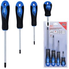 Destornilladores Phillips PH Destornilladores JIS para motos japonesas Juego de 4 BGS Technic