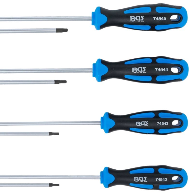 Juego de destornilladores Torx extralargos T15-T30 Torx 4 uds. BGS-Alemania - Imagen 4