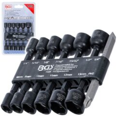 Puntas de 1/4" - vasos, 1/4"-1/2", 6-13 mm, 14 uds.