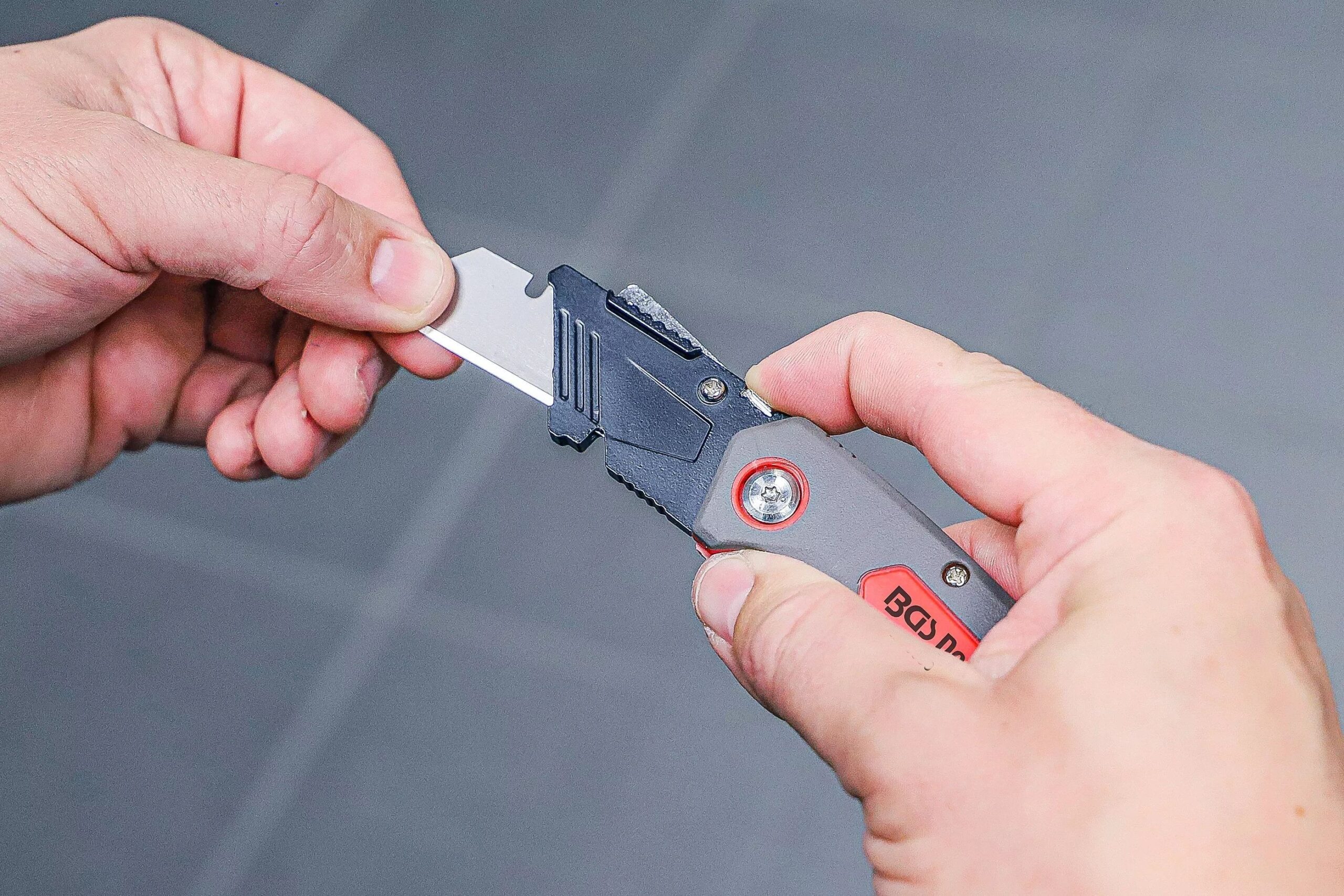 Navaja plegable con cerradura 160 mm + hojas trapezoidales 5 uds. - Imagen 10