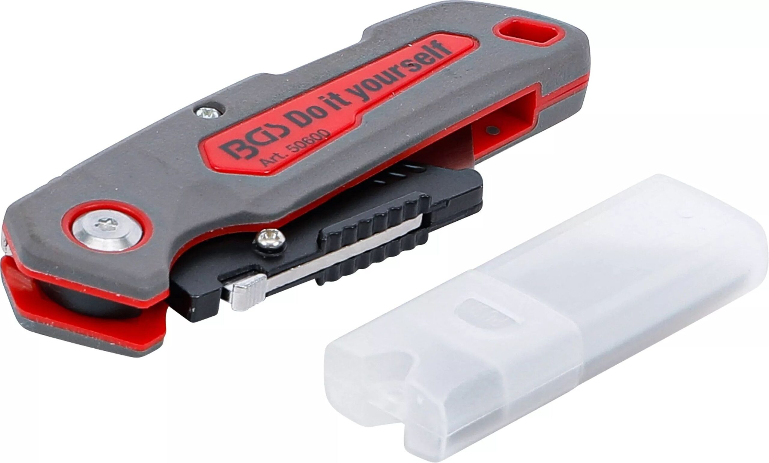 Navaja plegable con cerradura 160 mm + hojas trapezoidales 5 uds. - Imagen 9