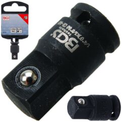 ADAPTADOR REDUCTOR IMPACTO interno 1/4' x 3/8' CR-MO