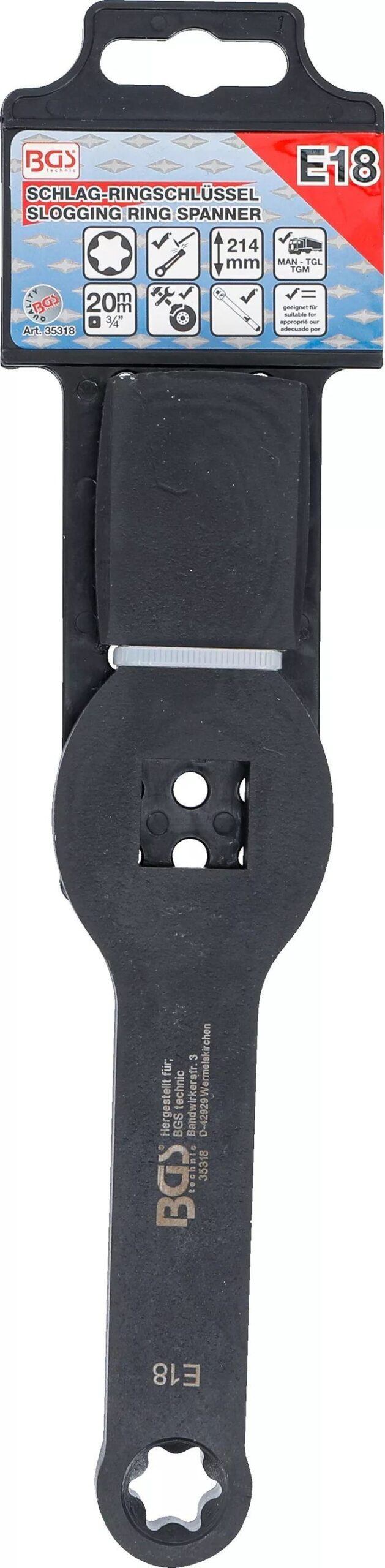 Llave Torx E18 para punzonado, mangueta de dirección MAN TGL/TGM, pinzas de freno, etc. - Imagen 6