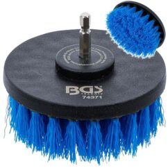 Cepillo de limpieza de nailon 100 mm 4' para taladro, BGS-Alemania