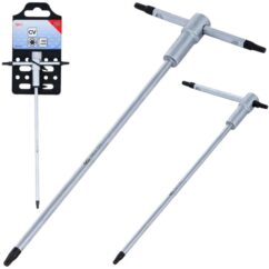 Llave Torx T20 3xT20 destornillador largo 200mm T+L mango deslizante