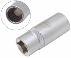 LLAVE DE VASO PARA DESMONTAR BOMBAS DE INYECCION MERCEDES 33 ANGULARES.