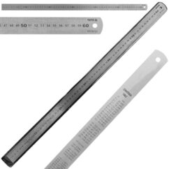 Regla regla 1000 mm, acero inoxidable, flexible