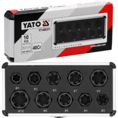 JUEGO DE DESTORNILLADORES PARA QUITAR TORNILLOS DAÑADOS 10 uds.