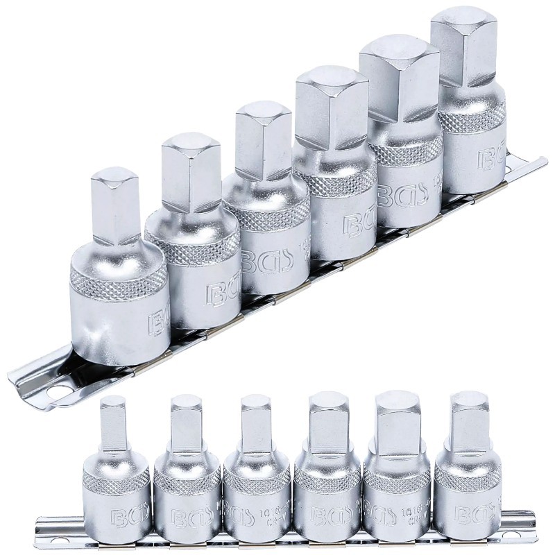 Llaves para tapones de aceite 8-10-12-14mm 1/2' -3/8' BGS-Alemania