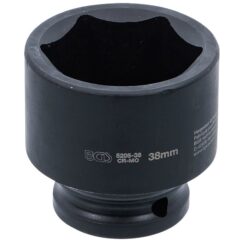 Vaso de impacto de 6 puntos de 38 mm. 1/2' Fuerte, BGS-Alemania