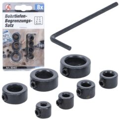 Topes de profundidad de perforación para brocas de 3, 4, 5, 6, 8, 10, 12 mm