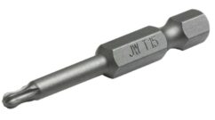 Punta TORX con bola T15x 50mm para destornillador Jonnesway de 1/4'