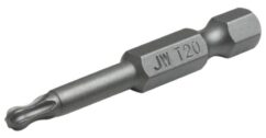 Punta TORX con bola T20 x 50 mm para destornillador Jonnesway de 1/4'