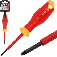Destornillador Phillips PZ1x80mm 1000V aislado para trabajos en tensión