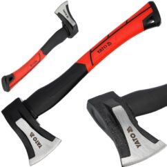 Hacha de partir 1000g. con Cuña, para madera, fibra de vidrio + TPR