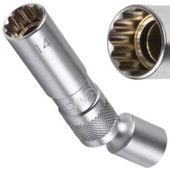 Llave de vaso para bujías 14mm BMW CITROEN PEUGEOT, Jonnesway