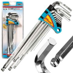 PULGADAS ALLENS LARGAS 1/16'-3/8' C.V. SET DE 9 ELEMENTOS RICHMANN