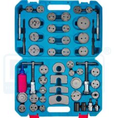 KIT PARA PRENSADO, MARCHA ATRÁS, REPARACIÓN DE PISTONES DE FRENO 50 ELEMENTOS.
