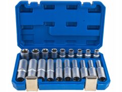 TORXY JUEGO DE LLAVES TORX E8-E24 VASOS 1/2' CRV 20 EL.