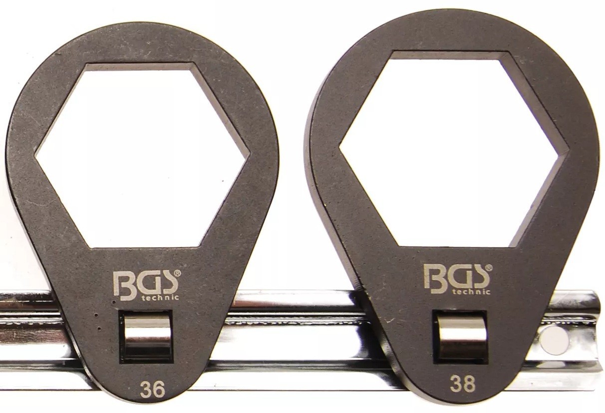 Juego de llaves para filtros de aceite 5 uds. 24,27,32,36,38mm BGS-Alemania - Imagen 5