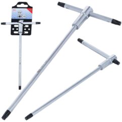 Llave Torx T45 3xT45 destornillador largo 250mm T+L mango deslizante