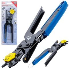 Perforadora para cinturones de cuero. Alicates punzonadores rotativos