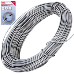 Cable de seguridad para tornillos 0,7 mm 15 m de acero inoxidable, BGS-Alemania