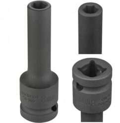 Vaso de impacto largo 1/2" Easy Fit 8mm Jonnesway