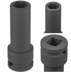 Vaso de impacto largo 1/2" Easy Fit 15 mm Jonnesway
