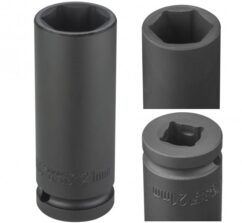 Vaso de impacto largo 1/2" Easy Fit 21 mm Jonnesway