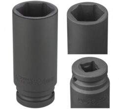 Vaso de impacto largo 1/2" Easy Fit 24 mm Jonnesway