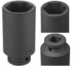 Vaso de impacto largo 1/2" Easy Fit 30 mm Jonnesway