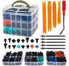 PINZAS PARA COCHE PINS DE EXPANSIÓN PINZAS PARA TAPICERÍA SET 635 + TIRADORES