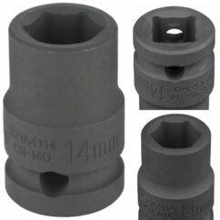 Vaso de impacto Jonnesway de 6 puntos y 1/2" Easy Fit de 14 mm