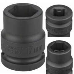 Vaso de impacto Jonnesway de 17 mm y 6 puntos de 1/2" Easy Fit