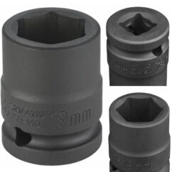 Vaso de impacto Jonnesway de 6 puntos de 1/2" Easy Fit de 19 mm