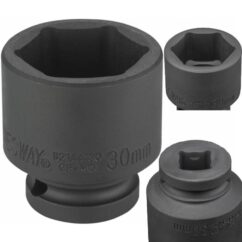 Vaso de impacto Jonnesway de 6 puntos de 1/2" Easy Fit de 30 mm