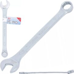 Llave combinada de 12 mm, cromada, 12 puntas BGS-Alemania