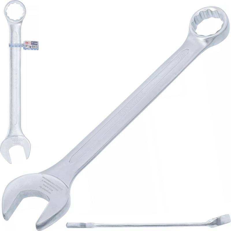 Llave combinada 41 mm, cromada, 12 puntas BGS-Alemania