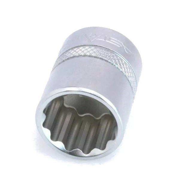 VASO 12 MM LLAVE DE VASO 1/4' 12 ÁNGULOS ASTA - Imagen 3